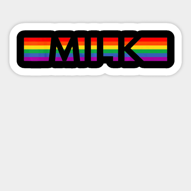 Harvey Milk T-shirt Gay LGBTQ Rights Harvey Milk day Sticker by franzaled